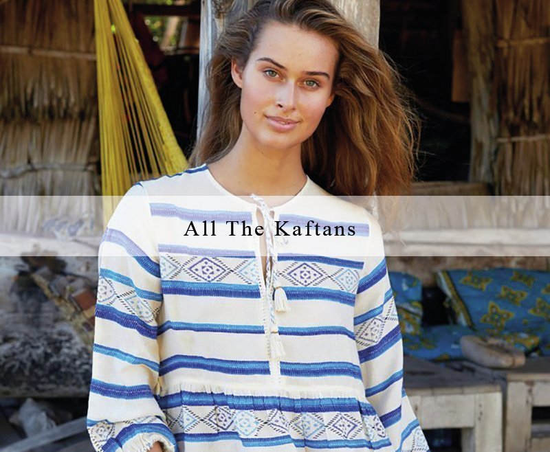 woven cotton kaftan