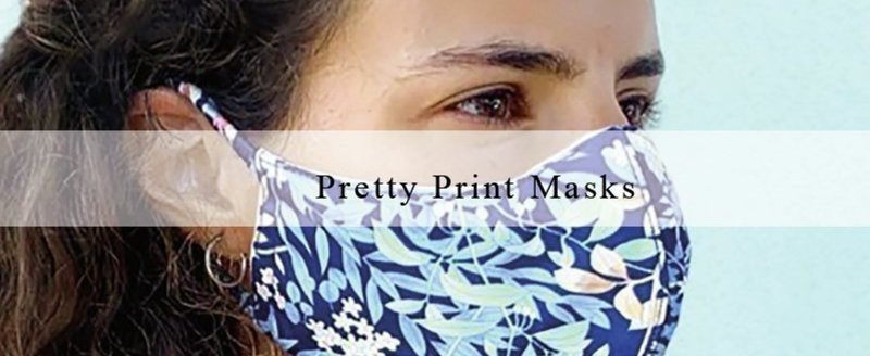silk floral mask